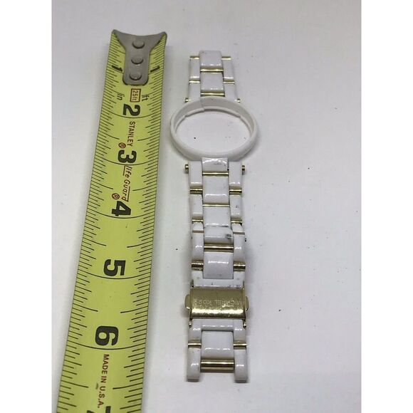 Michael Kors Watch Bracelet Links Case Use For Parts Band 18mm V582 - Picture 1 of 6